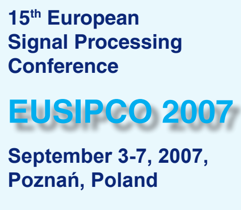 EUSIPCO 2007 Logo